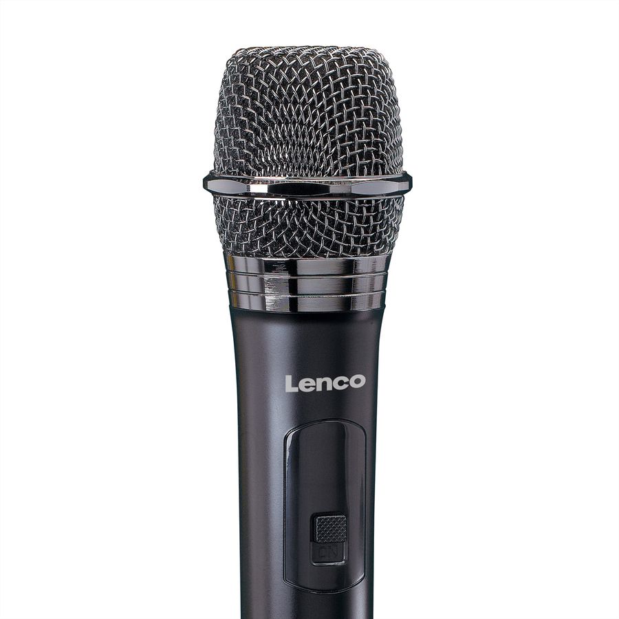 Lenco 2x Wireless Mikrofon MCW-020BK