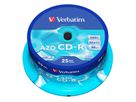 Verbatim CD-R Spindle 700MB 52x 25 Pack