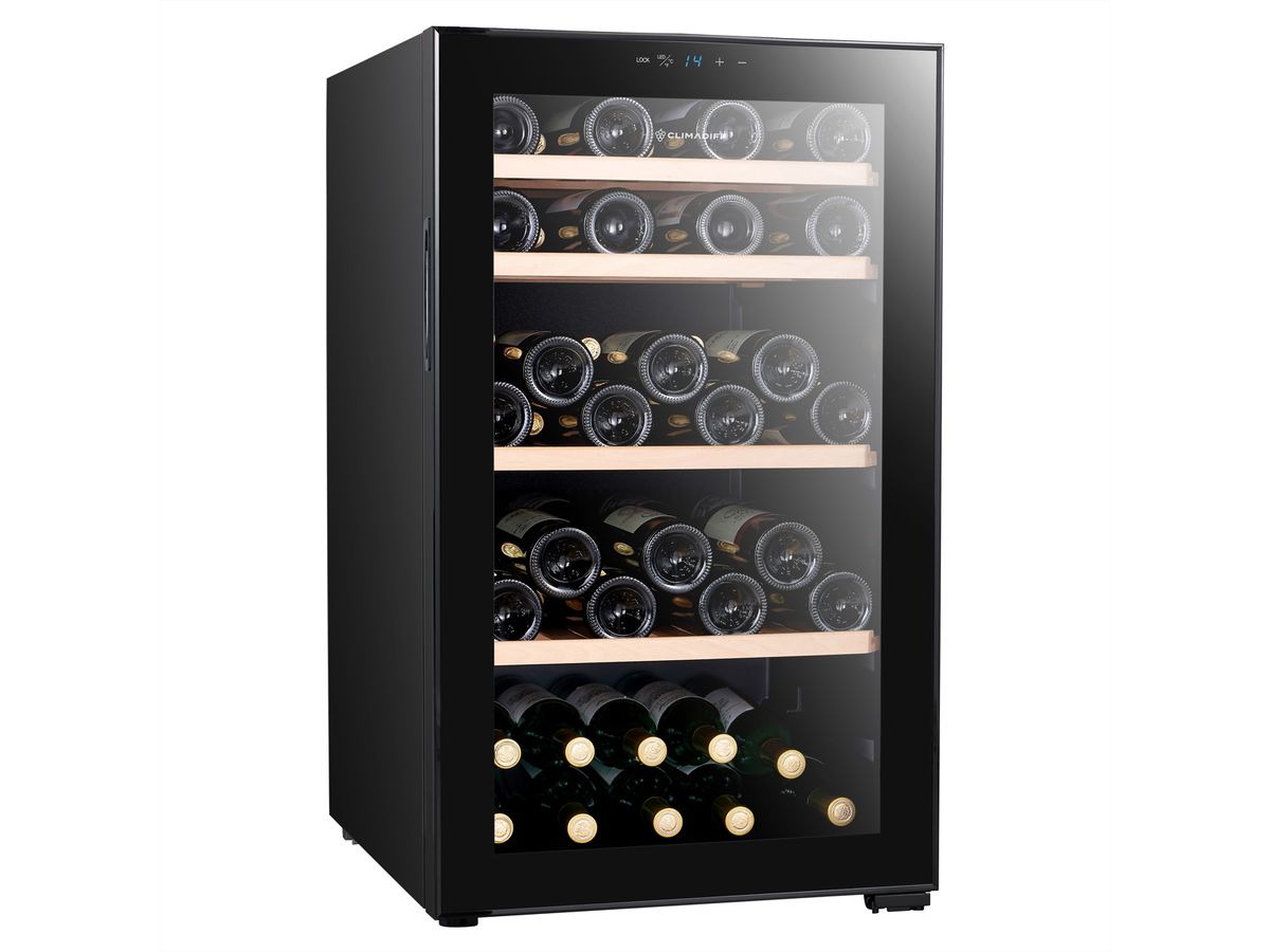 Climadiff Weinkühlschrank CEPAGE52F, Freistehend, 1 Zone, 52 Flaschen