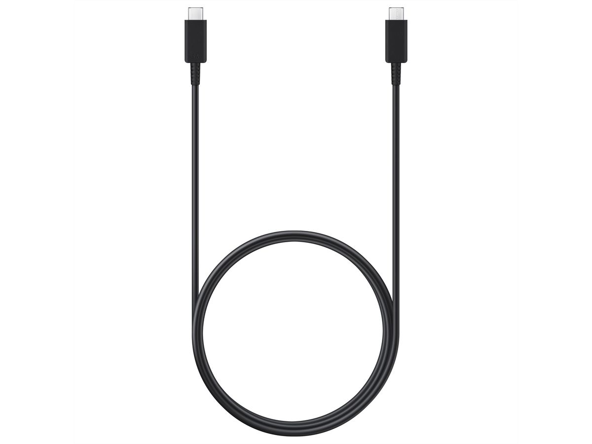 Câble Samsung USB-C 5A 1,8 m, noir, 1,8 m
