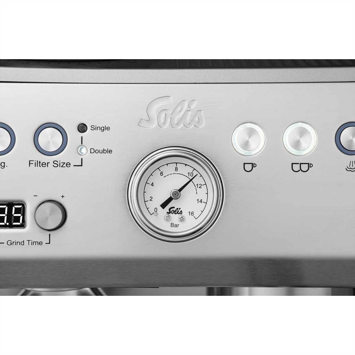Solis machine à café Perfetta 1019, argent