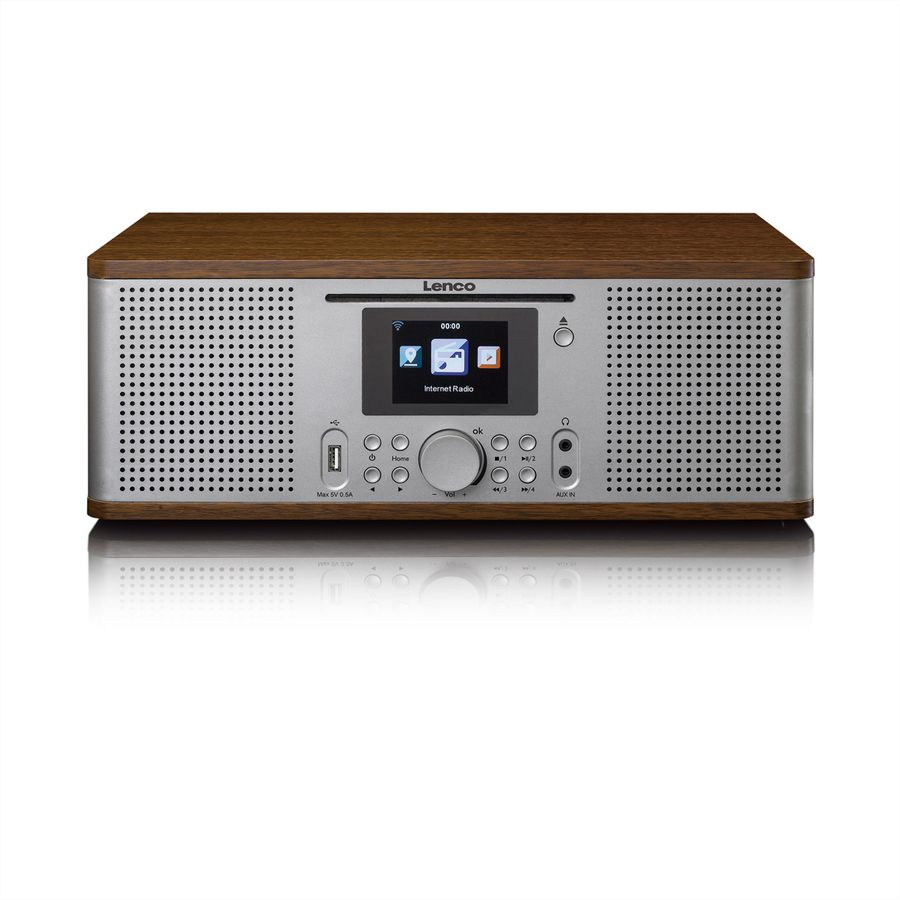 Lenco DIR-270 DAB+ Radio, walnuss