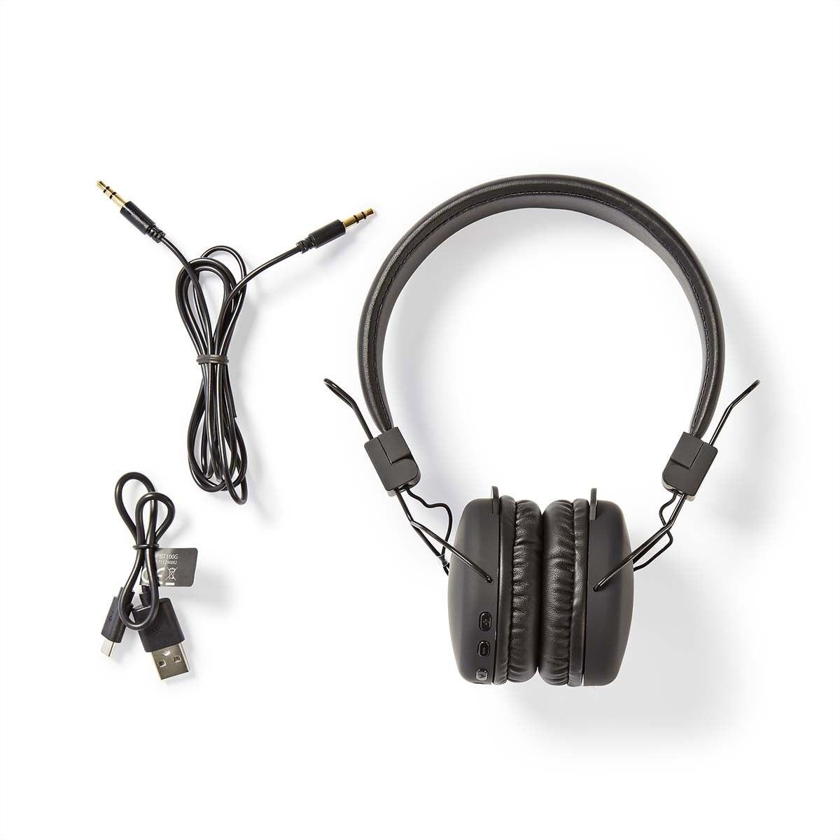 Nedis Drahtlose On-Ear-Kopfhörer, 15 Std, Schwarz
