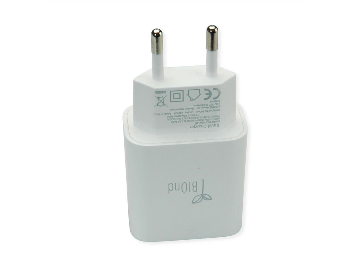 BIOnd 20W PD Travel Charger USB-C Bulk