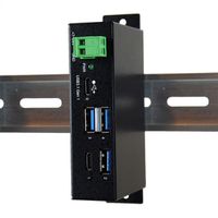 EXSYS EX-1195HMS hub USB 3.2 Gen1 à 4 ports, entrée et sortie type C, protection de surtension
