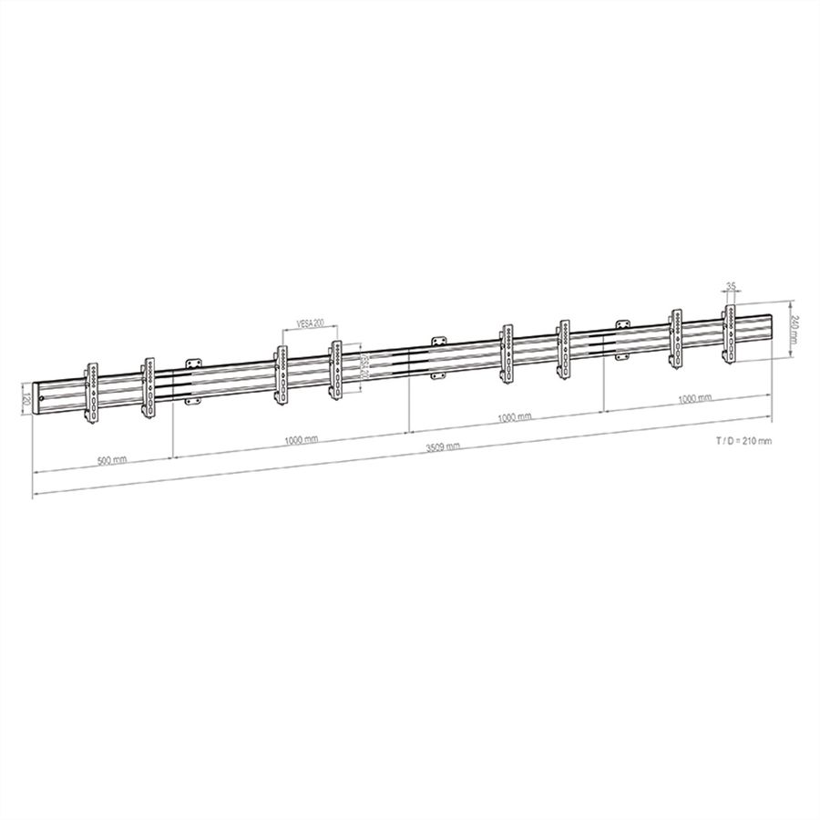 Hagor Wandhalterung CPS W4L 32-43"/VESA 200