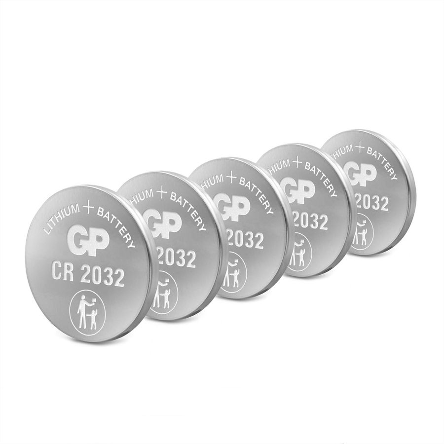 GP Batteries Lithium CR2032 5x 3V Knopfzelle