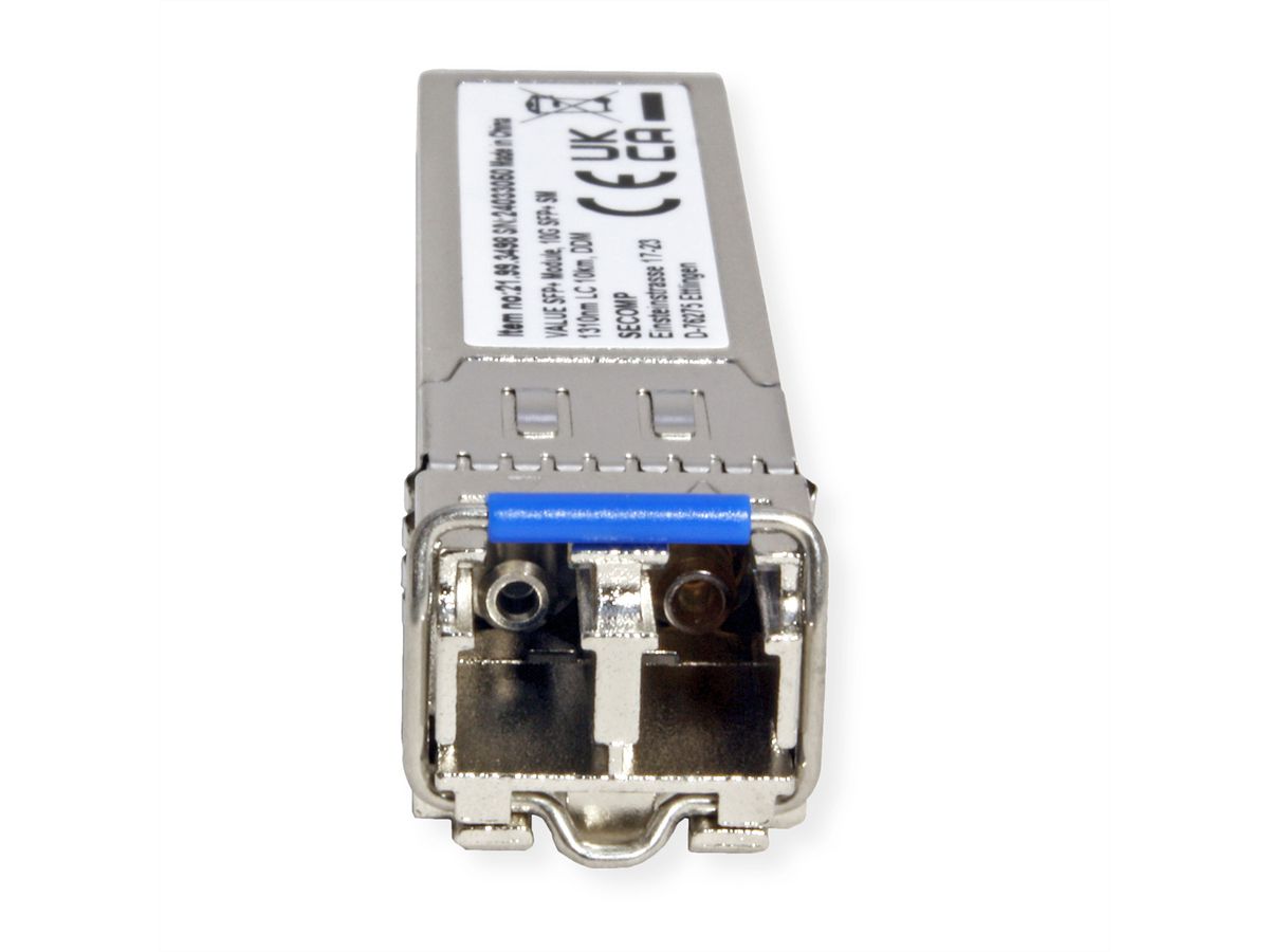 VALUE Module SFP+ (MiniGBIC) LR/LC, 10GbE, Single Mode 1310nm, max. 10km