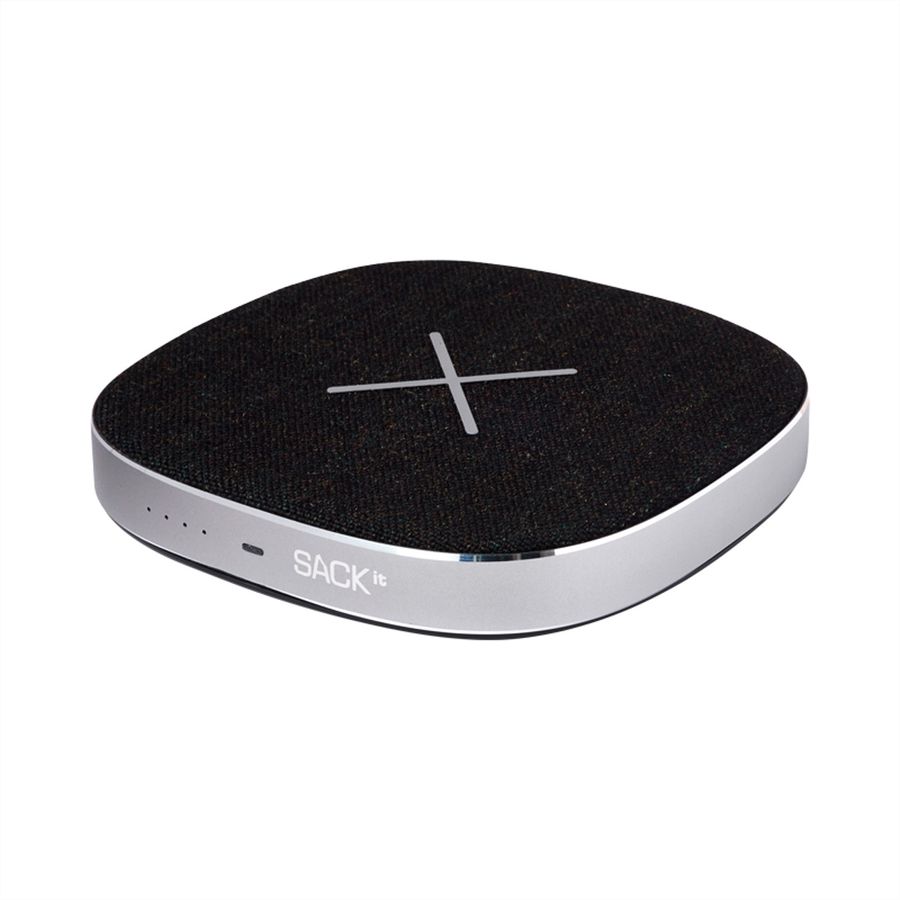 SACKit CHARGEit Qi Charger & Powerbank, schwarz, 60400