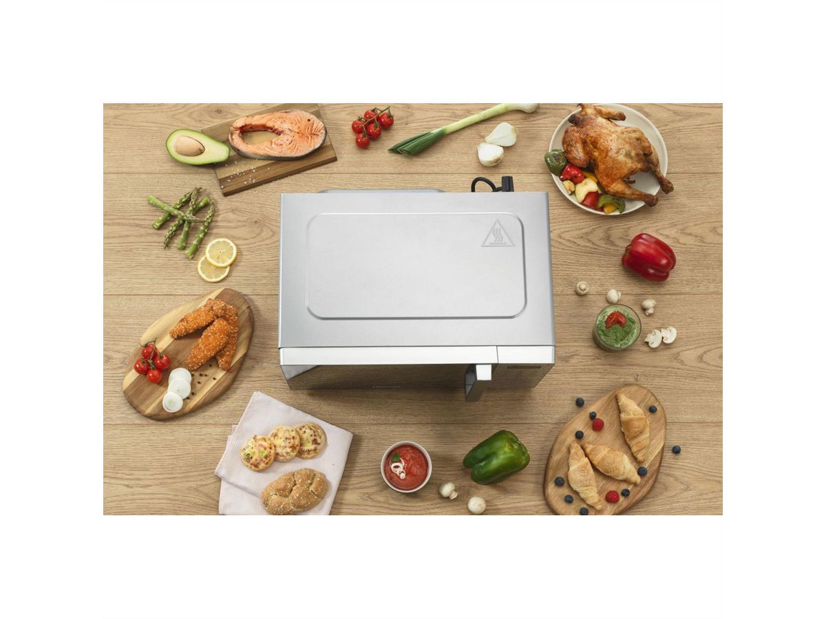 Hisense Mikrowelle H20MOMS4HG, 20L, mit Grill, silber