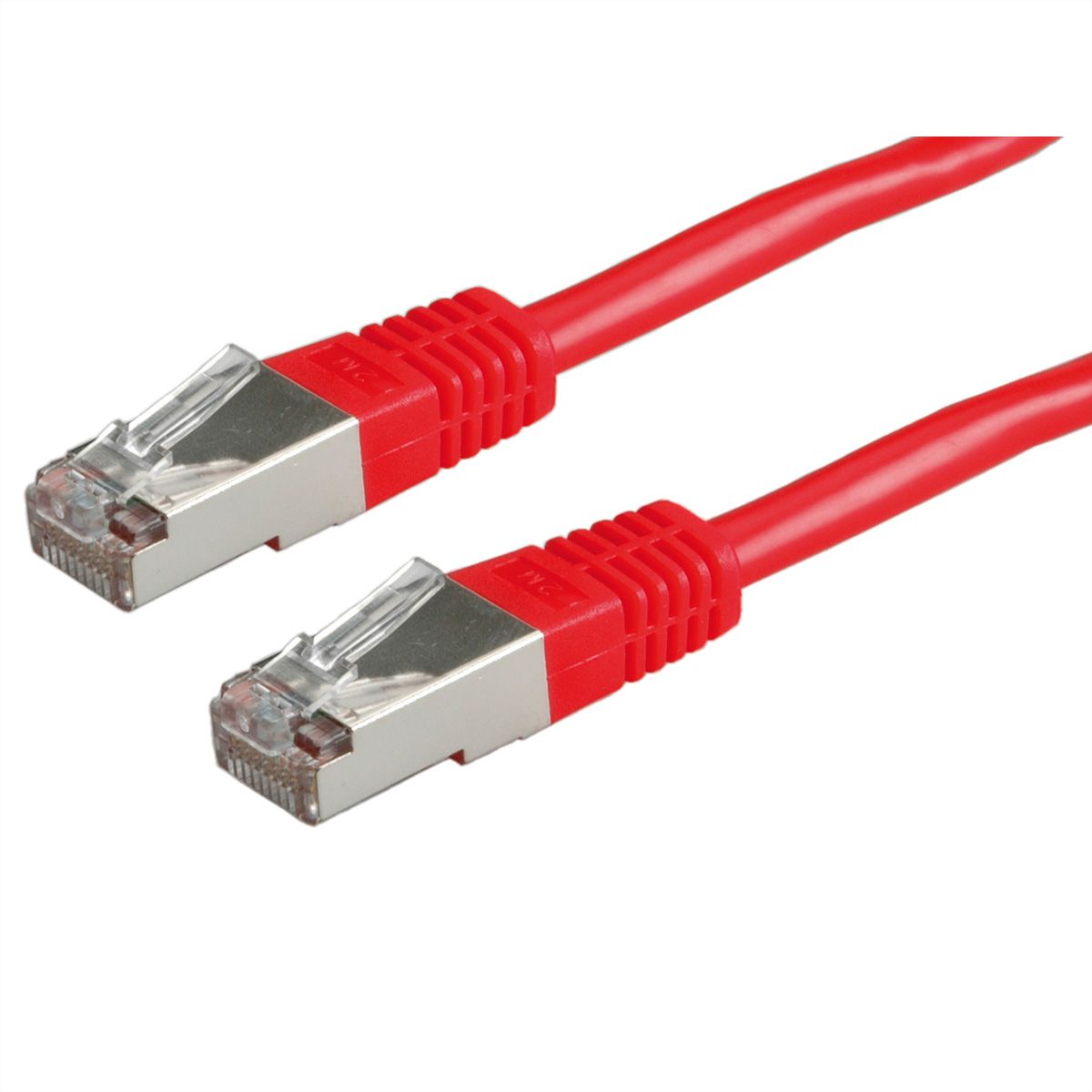 Cordon VALUE Cat.6 (Classe E) S/FTP (PiMF), rouge, 5 m
