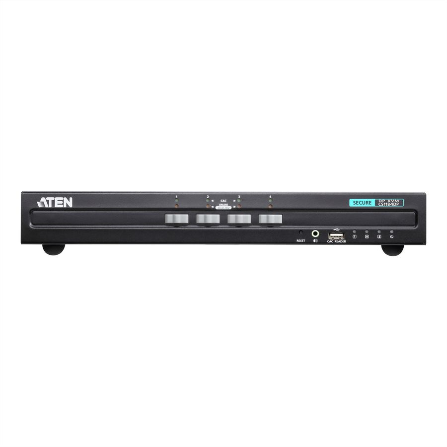 ATEN CS1184DP Commutateur KVM sécurisé DisplayPort USB à 4 ports