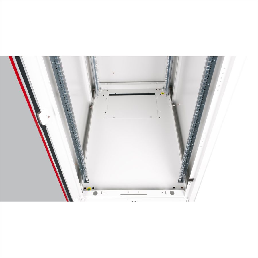 ROLINE 19-Zoll Netzwerkschrank Basic 42 HE, 600x1000 BxT Glastür grau