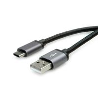 ROLINE Câble USB 2.0, C-A, M/M, noir, 0,8 m