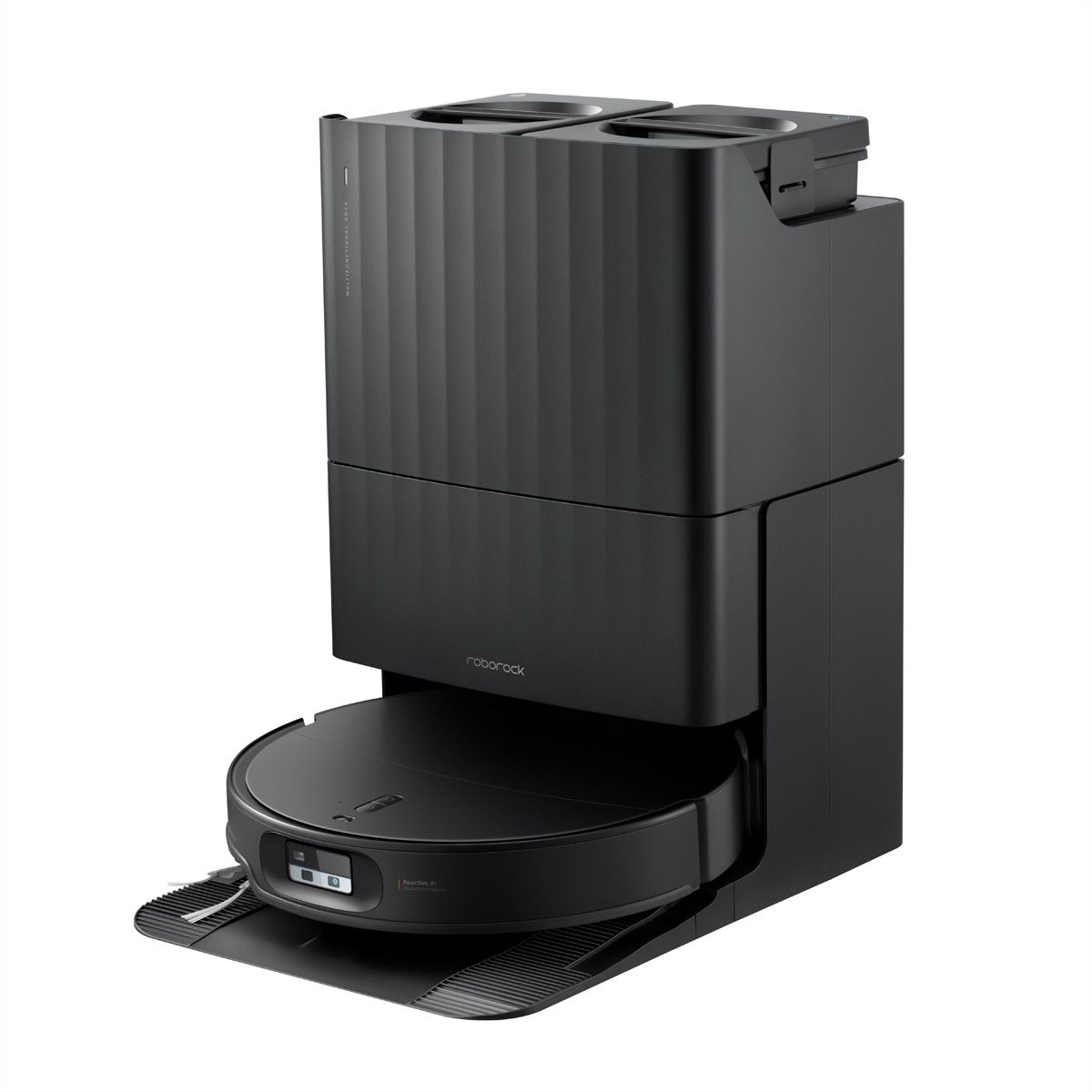 Roborock Aspirateur Qrevo Edge 2X, noir, Robot aspirateur/balayeur