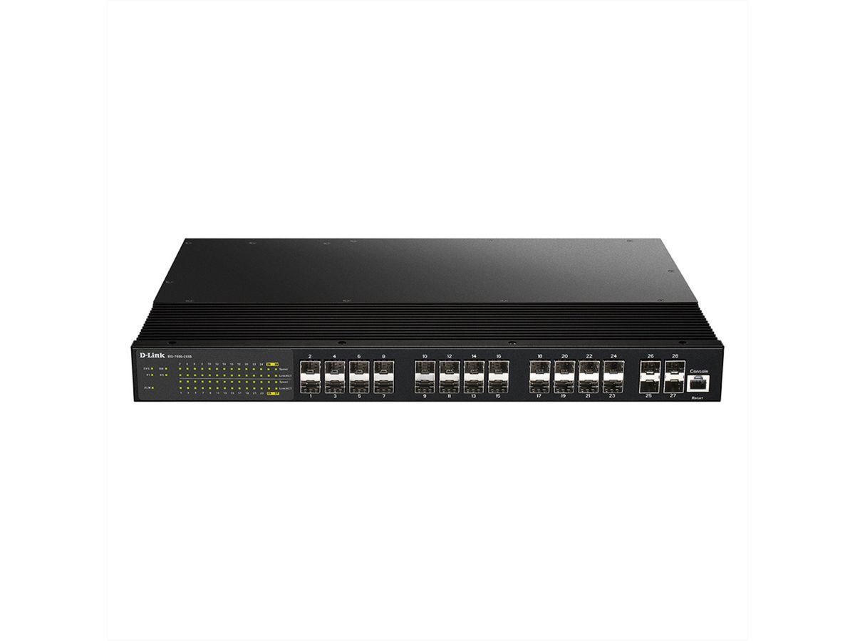 D-Link DIS-700G-28XS Switch administrable Layer 2+ Gigabit industriel 24 ports + 4 SFP+ 10G