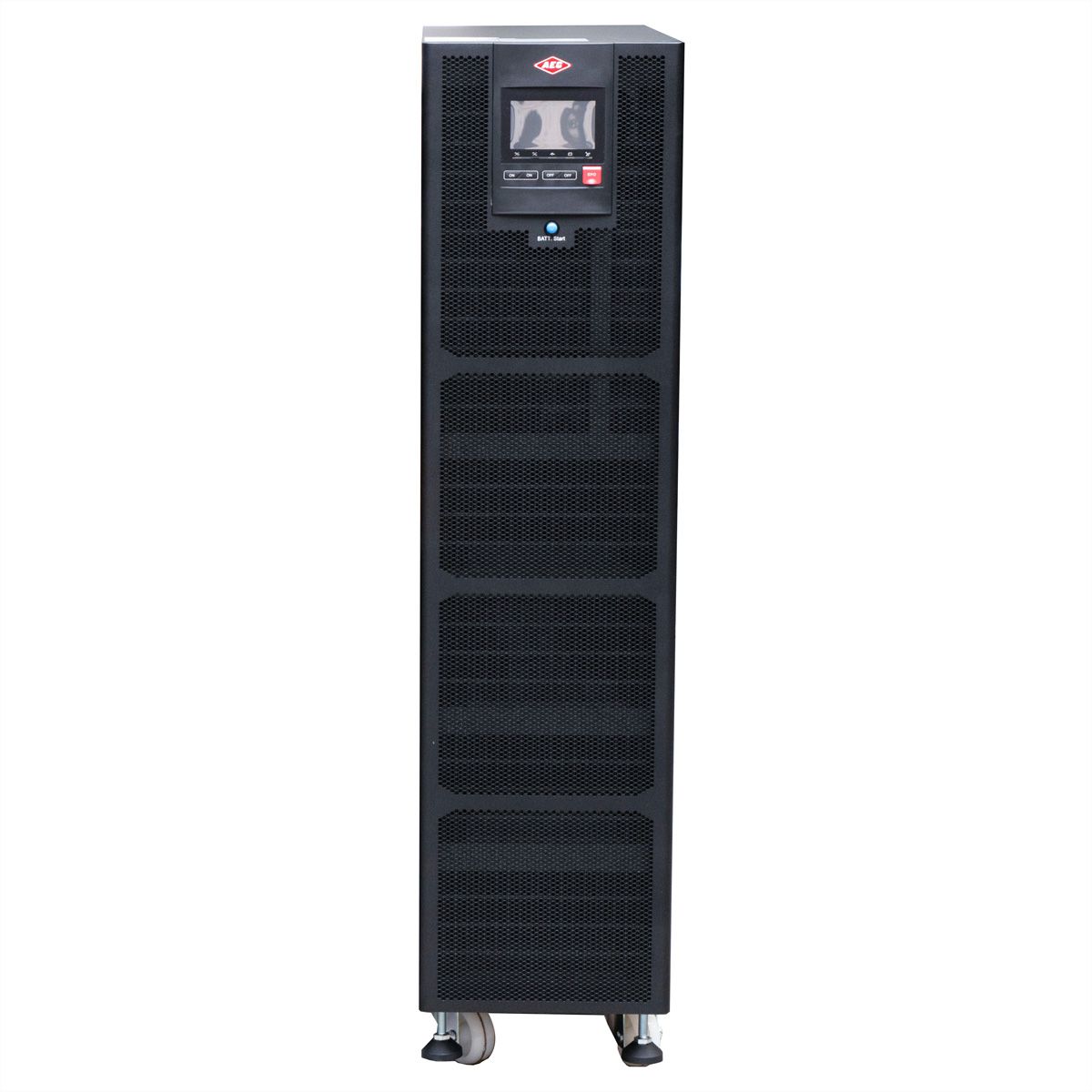 AEC IST7 30kVA - Online Tower USV –  160x 9Ah Batterien – 12 Min. Autonomie bei 100% Last, mit internen Batterien – 80x 9Ah LL & externer Batterieschrank BB4 mit 80x 9Ah LL