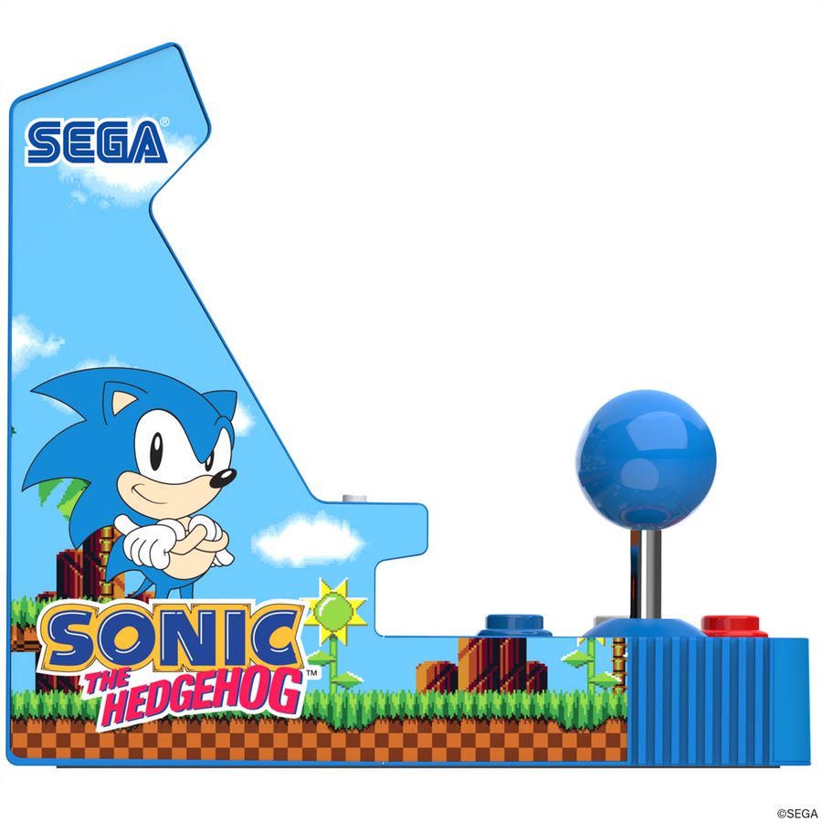 My Arcade Sonic the Hedgehog Joystick Player, Mini-Arcade, 2 Spiele, 3.5" Display