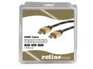 ROLINE GOLD HDMI High Speed Kabel mit Ethernet, Retail Blister, 5 m