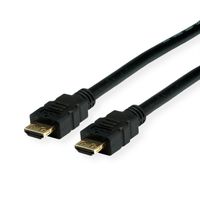 VALUE Câble HDMI Ultra HD avec Ethernet, 4K, M/M, noir, 5 m