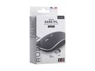 Souris sans fil RUBBY avec clic silencieux, Noir