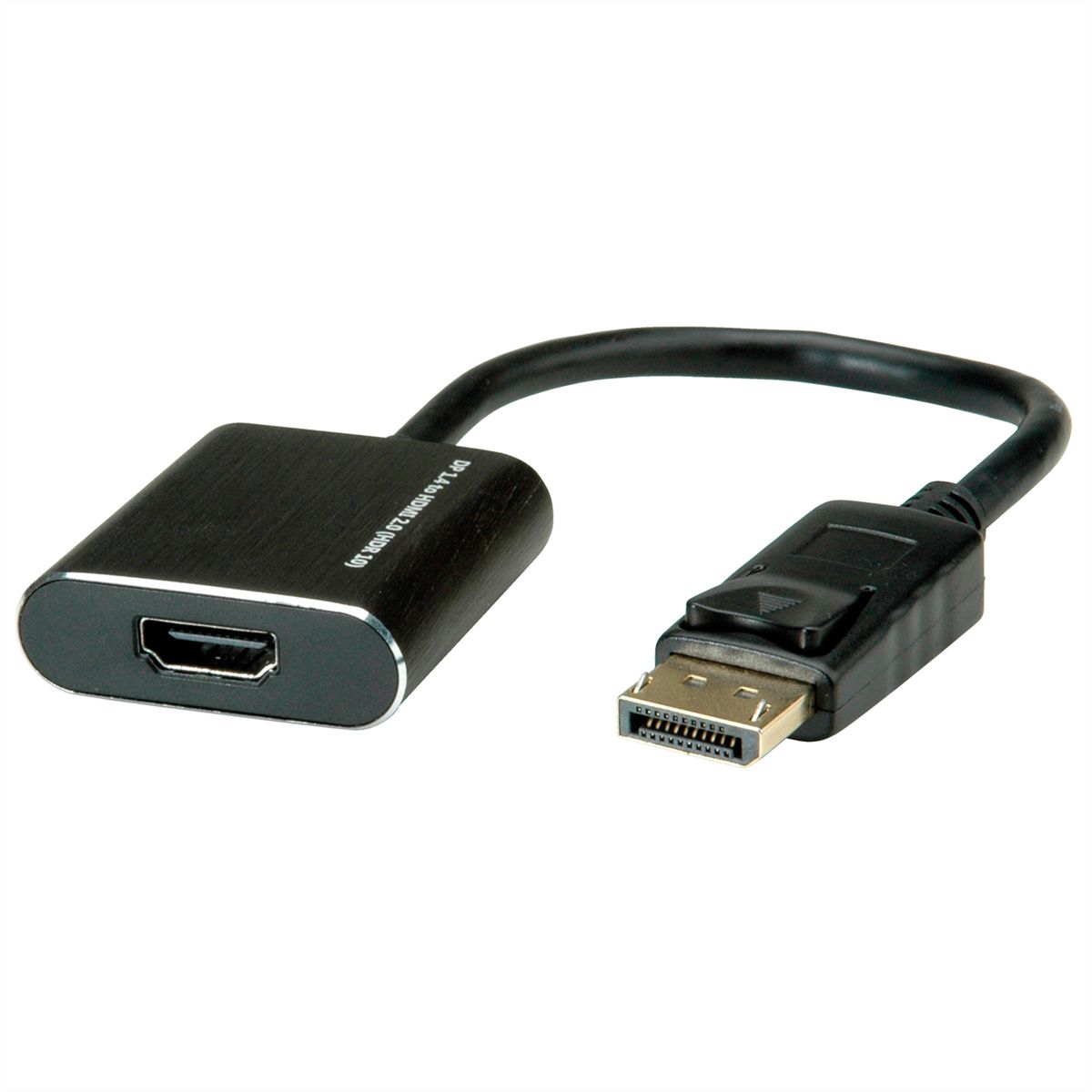 ROLINE Adaptateur DisplayPort - HDMI, 4K@60Hz, DP v1.4, DP M-HDMI F