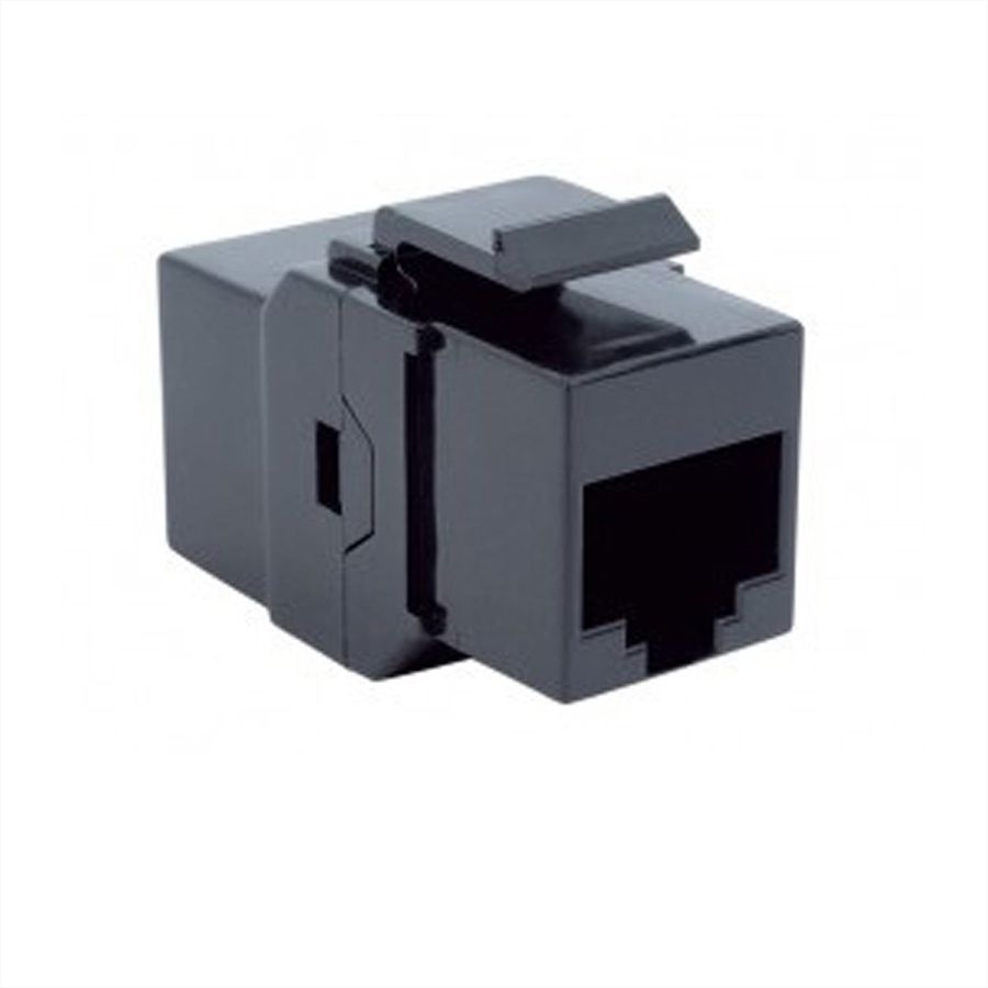 BACHMANN Keystone CAT6 UTP Coupleur RJ45 non blindé, noir
