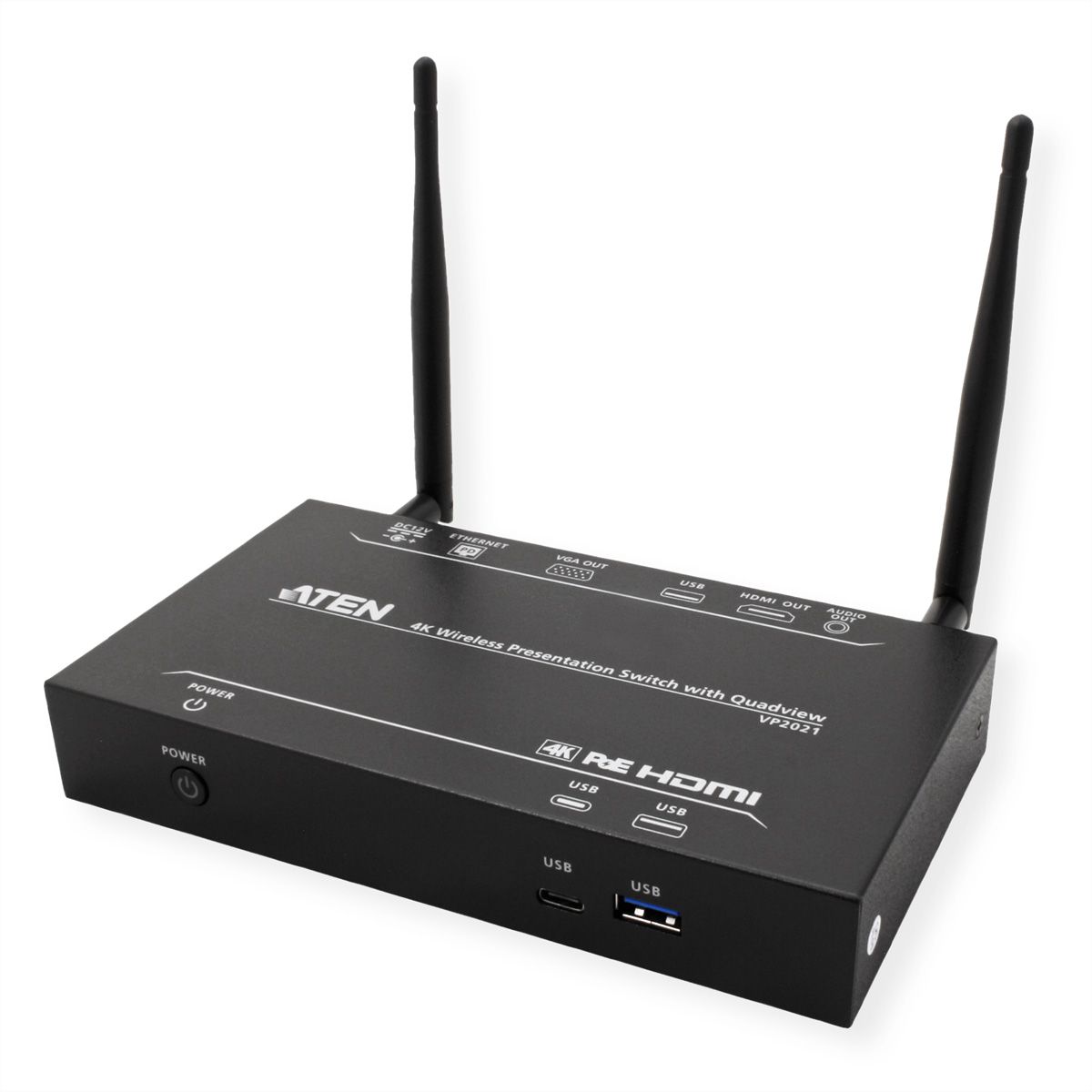 ATEN VP2021 Matrice de présentation sans fil 4K avec quadravision
