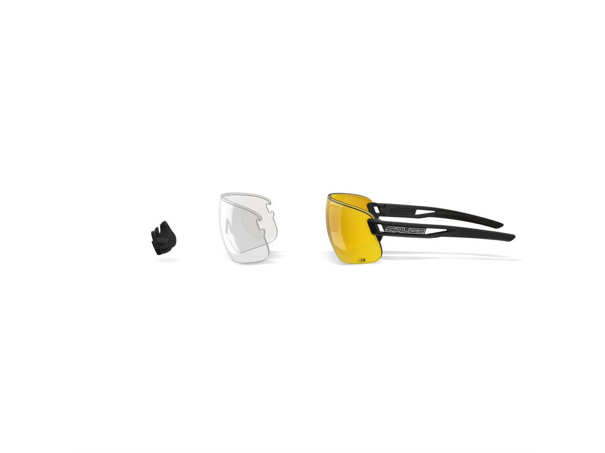 Salice Occhiali Sportbrille 021RWX, Black / RW Yellow