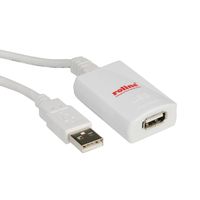 ROLINE Rallonge USB 2.0, blanc, 5 m