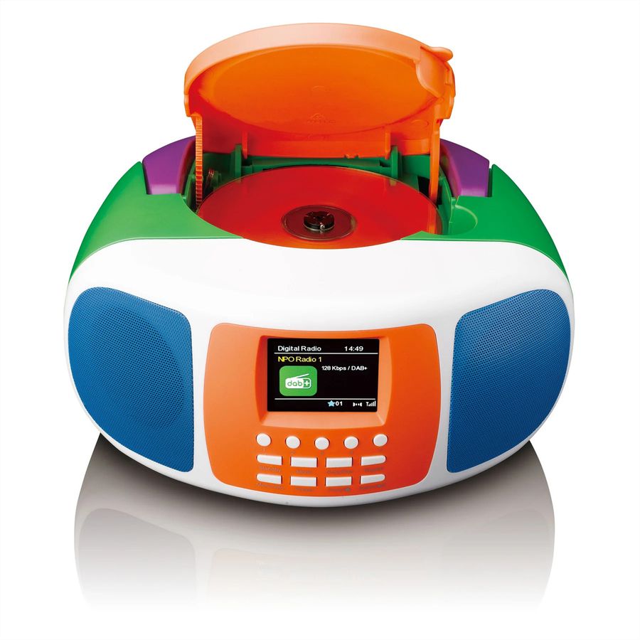 Lenco Enregistreur radio SCD-861 Kids CD/DAB+, Bluetooth, écran à cristaux liquides de 2,4 pouces