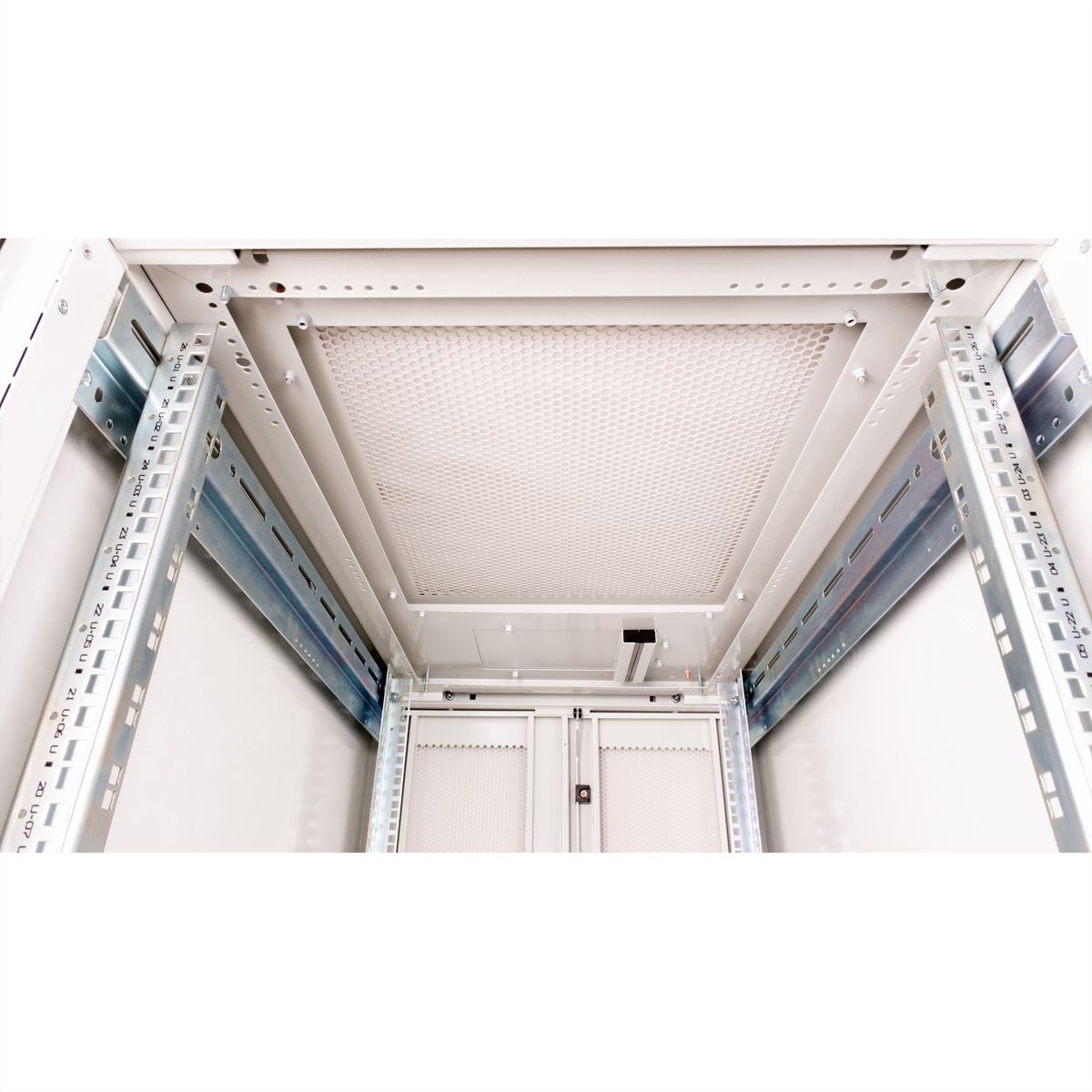 ROLINE 19-Zoll Serverschrank Pro 26 HE, 600x1000 BxT grau Plexiglas