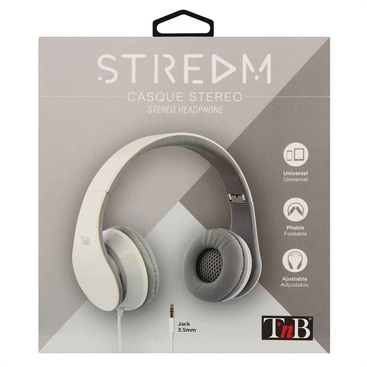 T'nB Casque Stream, 20-20000 HZ, 3.5mm Jack