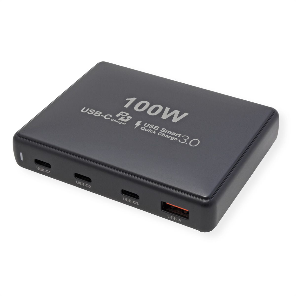 VALUE  Chargeur USB 4 ports USB (1x USB A, 3x USB C), max. 100W