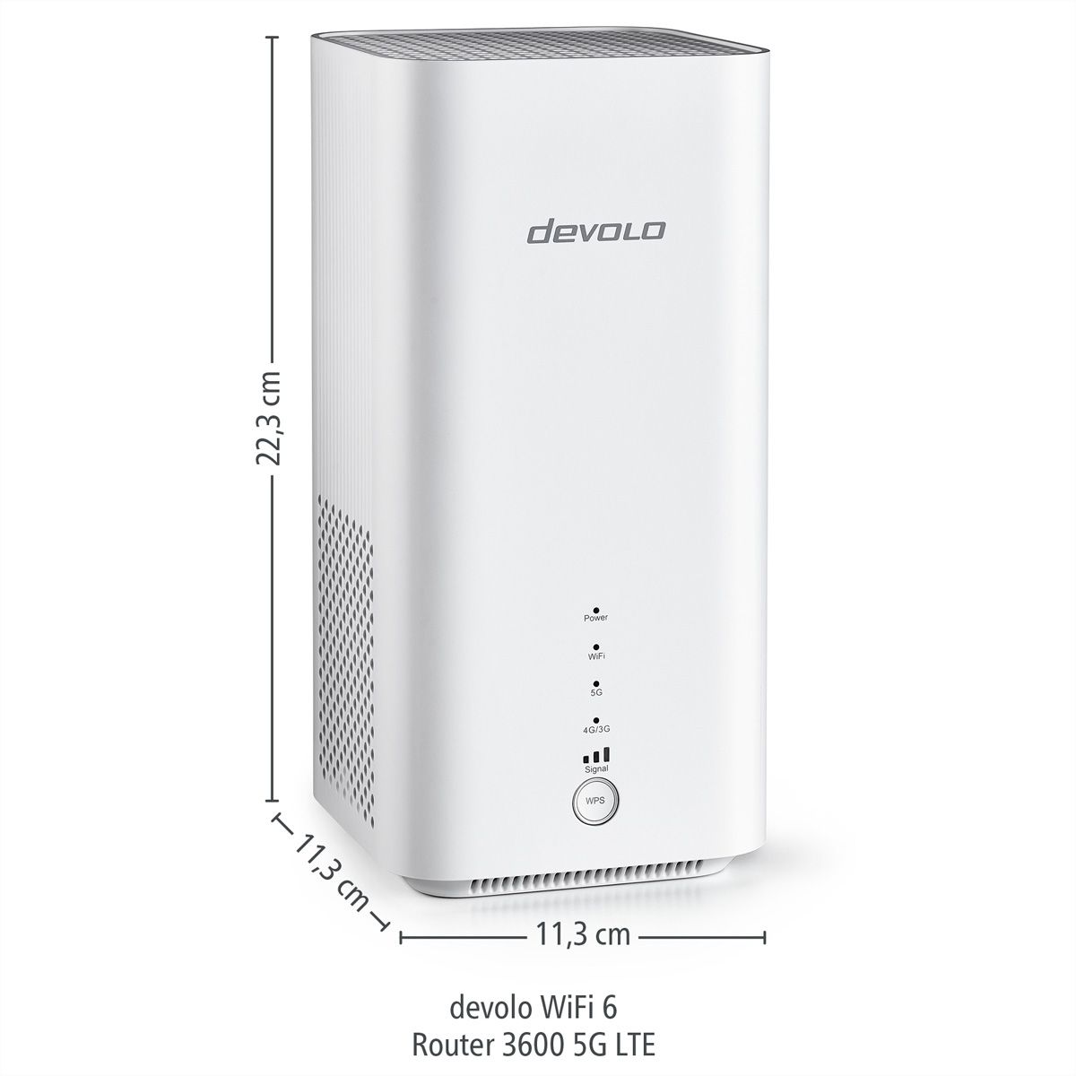 Devolo Router WiFi 6 5G, 3600 Mbit/s, 1x RJ45&RJ11, 1x Nano Sim
