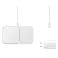 Samsung Wireless Charger Duo, blanc, blanc