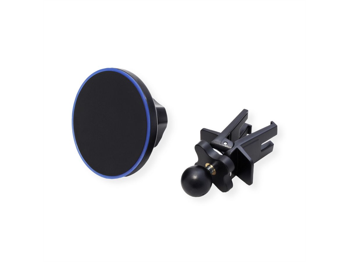 ROLINE Kfz-Magnet-Smartphone-Halterung & Induktionsladegerät, 15W