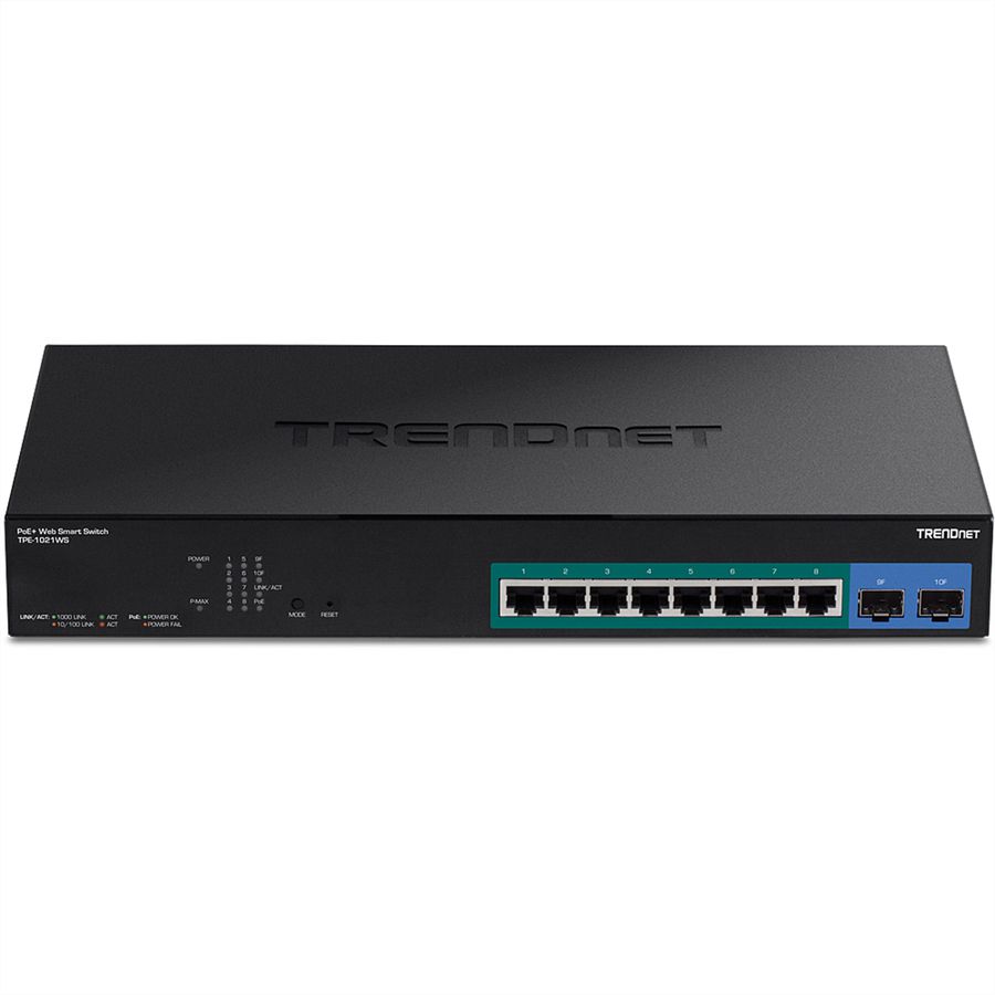 TRENDnet TPE-1021WS Switch PoE+ Web smart Gigabit à 10 ports