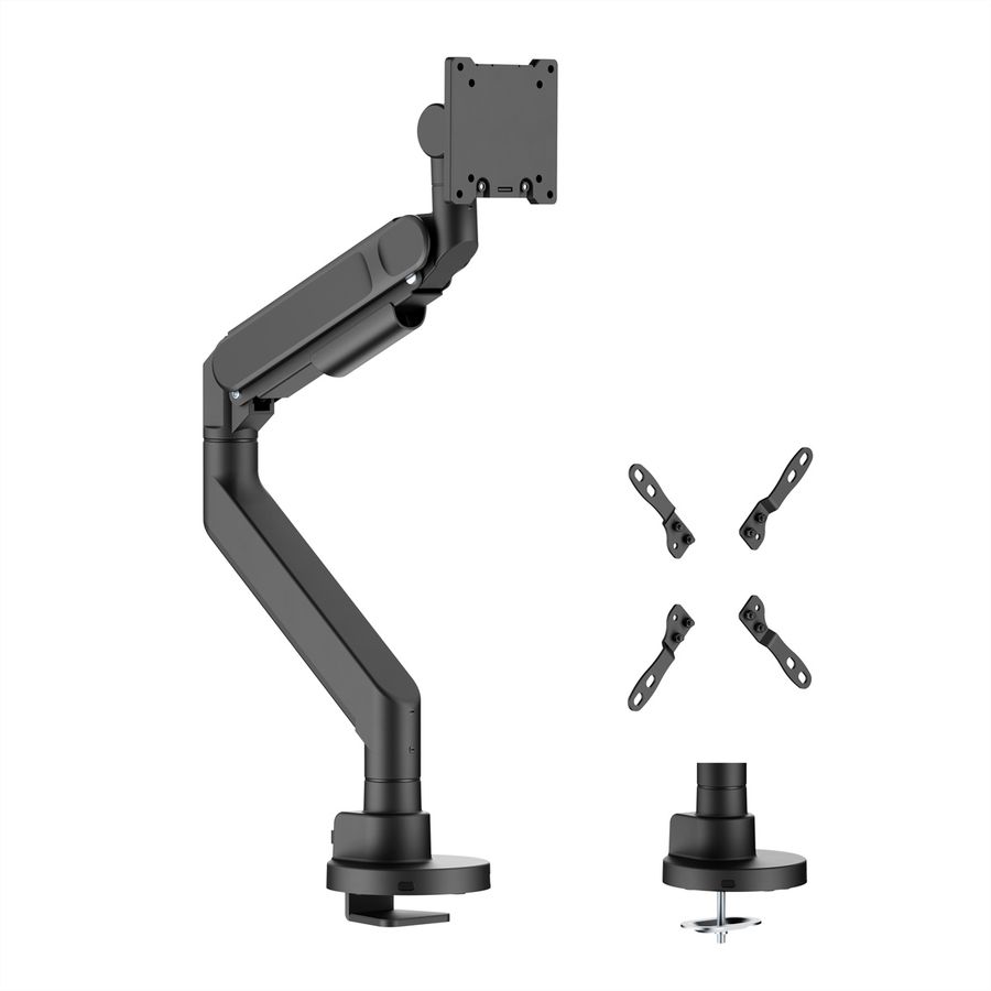 ROLINE Bras LCD standard, fixation sur bureau, charge maximale de 27 kg, <144,8cm (57")