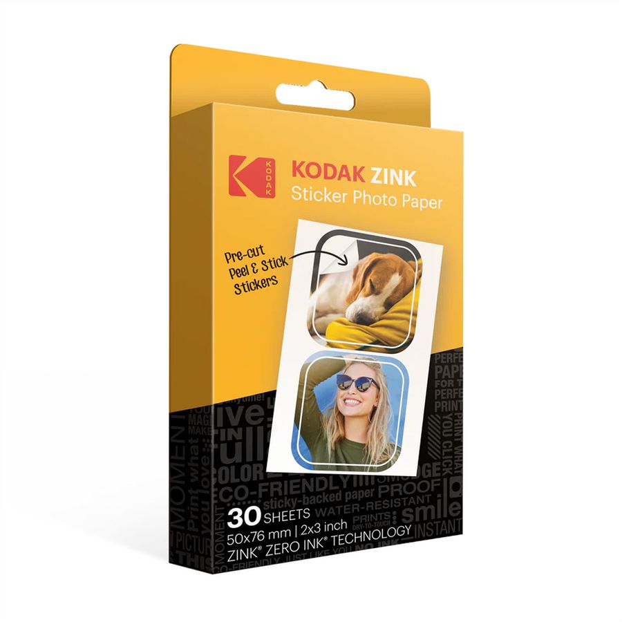 Agfa Zinc Paper Pack 30, 10 Photos 75 x 50mm