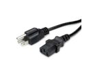 Câble d'alimentation NEMA-5 - C13 pour les USA, noir, 1,8 m