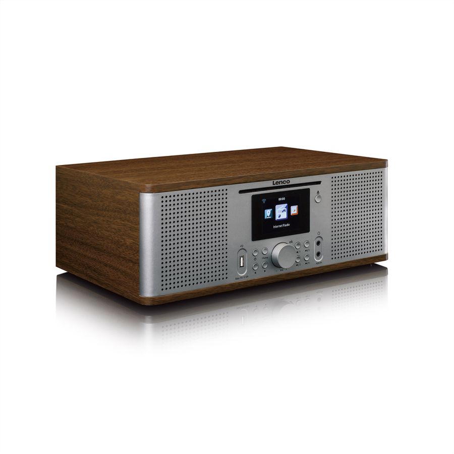 Lenco DIR-270 DAB+ Radio, walnuss