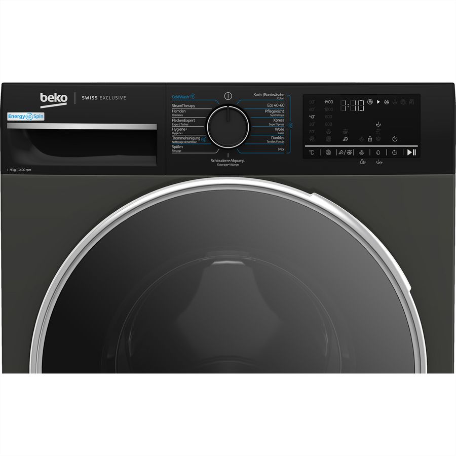 Beko Waschmaschine WM529, 9kg, A, manhattan gray