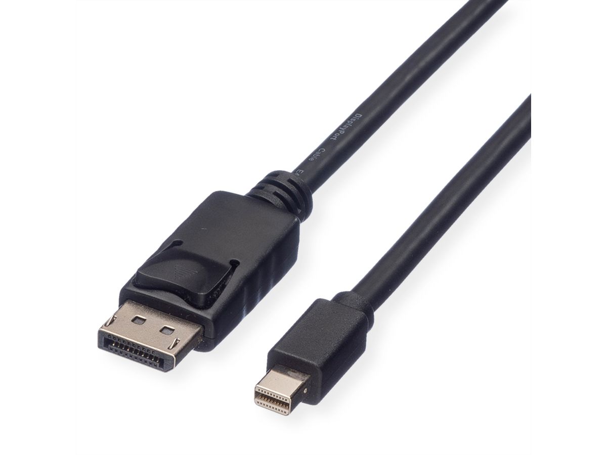 ROLINE GREEN Câble DisplayPort DP M - Mini DP M, TPE, noir, 5 m