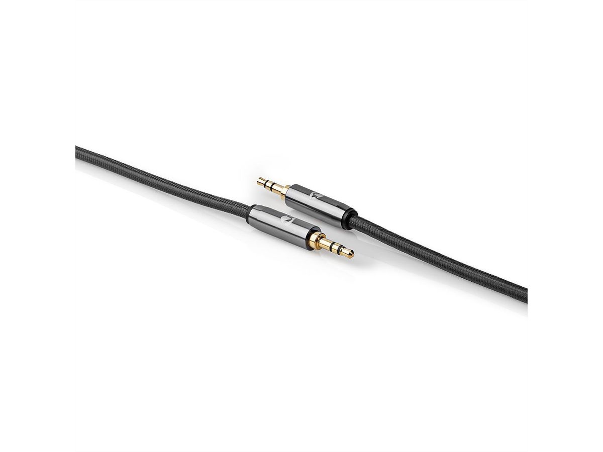 Nedis Câble 3.5mm M / M, gris, 1 m