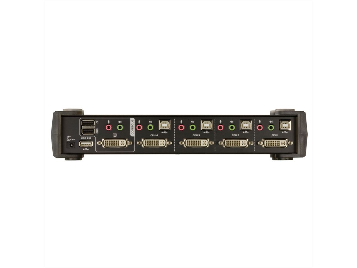 ATEN CS1764A Switch KVM DVI, USB, Audio, Hub USB, 4 ports