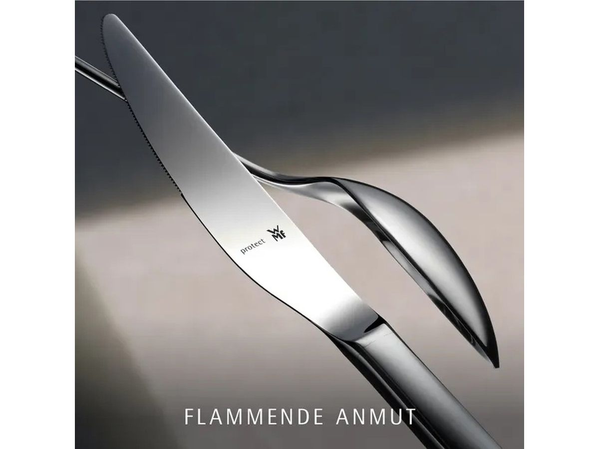WMF Flame Plus Besteck-Set, 30-teilig, Cromargan protect®, poliert, Silber, Edelstahl