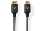 Nedis 8K HDMI Ultra HD Kabel, ST/ST, grau, 2m