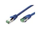 ROLINE RM Cordon Cat.6A S/FTP(PiMF), bleu, 7 m