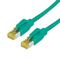 Cordon DRAKA Cat.6A (Classe EA) UC900 / HIROSE TM31, vert, 0,5 m